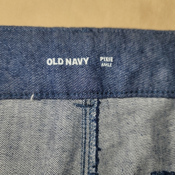 OLD NAVY PIXIE ANKLE PANTS, BLUE,SIZE 14 NWT, - Picture 7 of 13